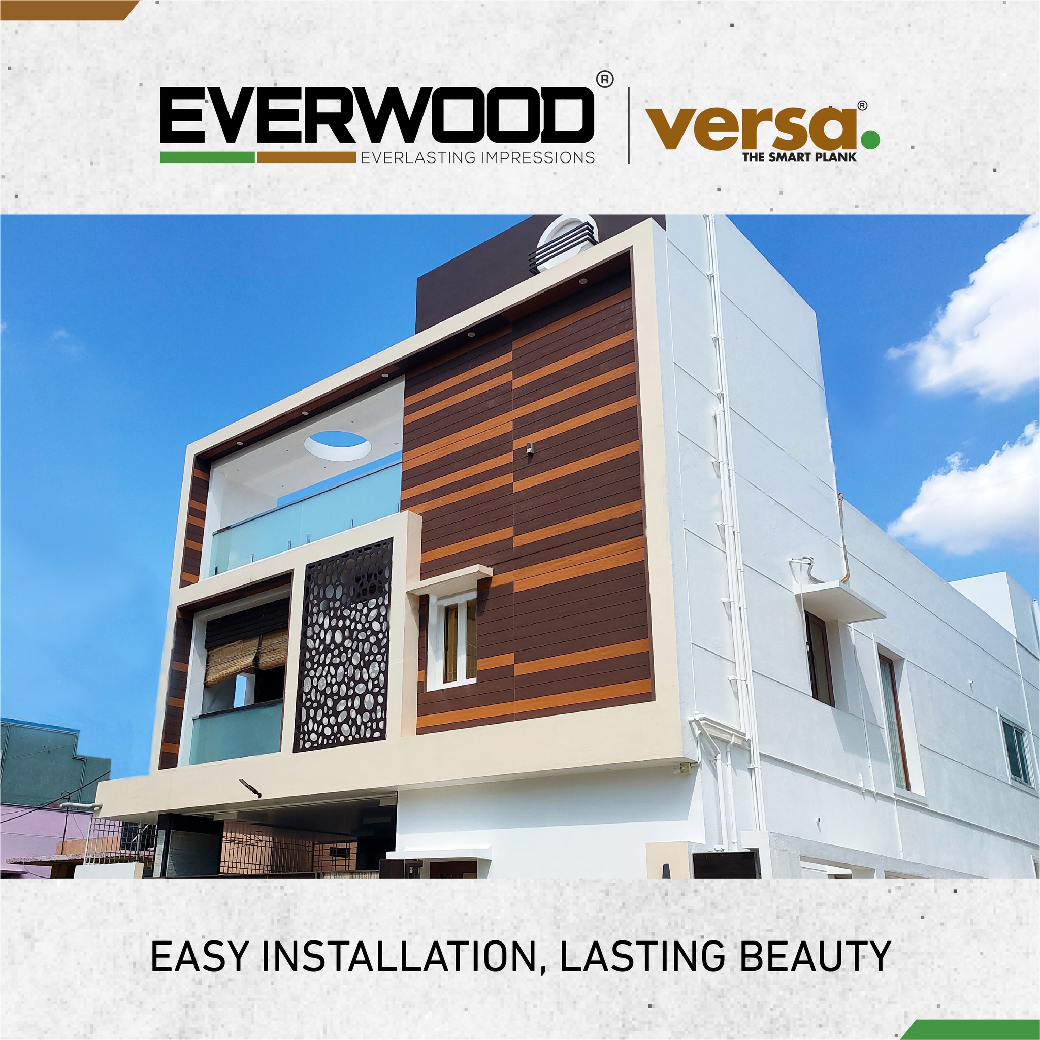 Easy Install and Everlasting beauty to your Exterior with Versa WPC Planks